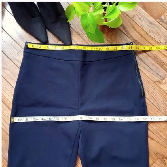Ann Taylor midnight blue curvy crop pants, 4 - Picture 10 of 12